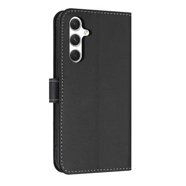 Leather Case with Metal Bow and Hand Strap - Perfect for For Samsung Galaxy A54 5G