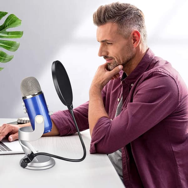 Professionel mikrofon popfiltermaske 1-pak