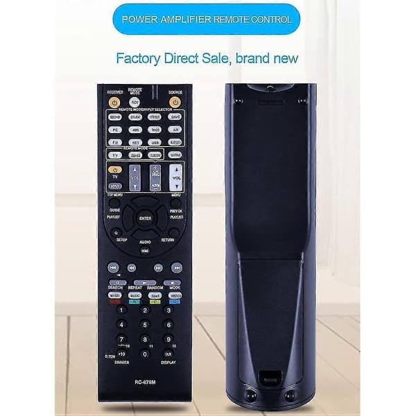 Rc-879m fjernkontroll for Tx-nr535 Tx-sr333 Ht-r393 Ht-s3700 effektforsterker Av-mottaker