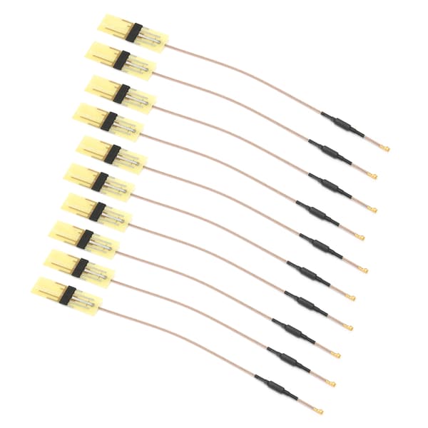 10 stk IPX-antenne - Mini PCI PCI-E WiFi Bluetooth-signaloverføring (17cm)