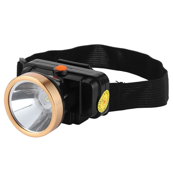 LED Headlamp 3 Light Modes USB Rechargeable IPX4 Waterproof for Camping Fishing Mining