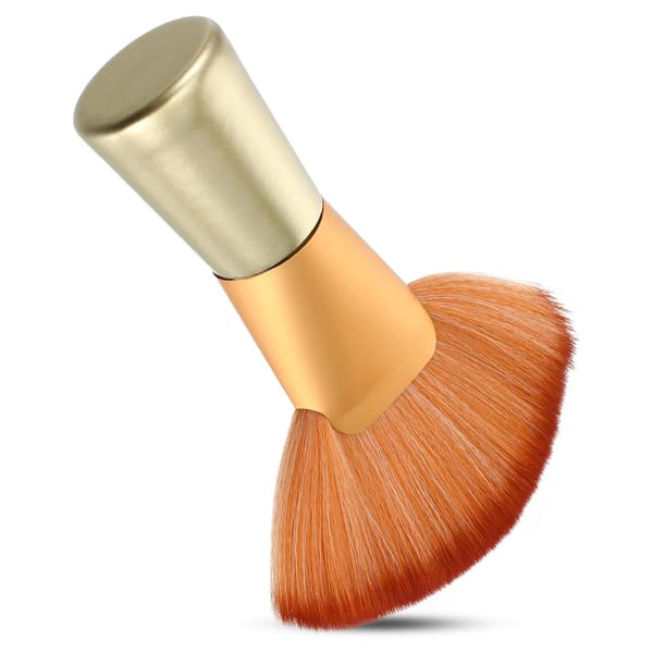 Stor kroppspudderbørste for spraytan, fluffy vifte for salong
