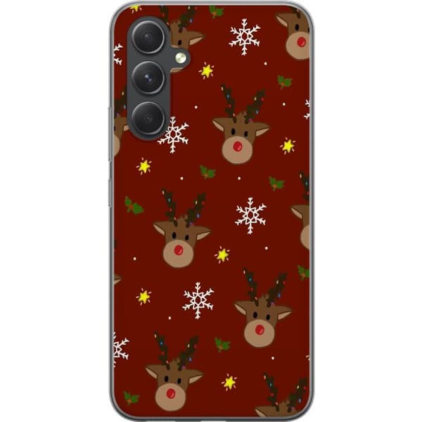 Compatible Mobile Case for Samsung Galaxy S24 FE Christmas