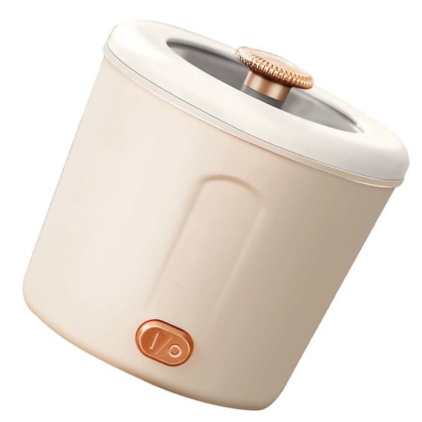 Mini Electric Pot Students Dormitory Travel Multifunctional Small Electric Pot EU Plug White