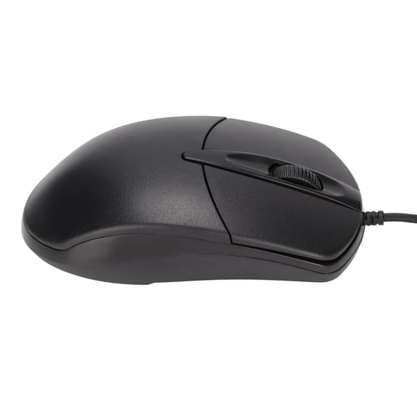 Adjustable Ergonomic Heated Mouse - Black, 1600DPI Wired Heating Mouse for Windows and OS X Systems