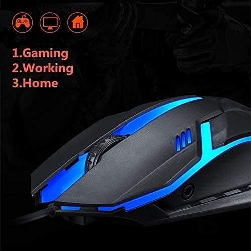 Gaming Mouse, Plug and Play for Instant Connection, Adjustable DPI up to 1200 DPI for Personalized Sensitivity, Ergonomic Design for Long-lasting Gaming