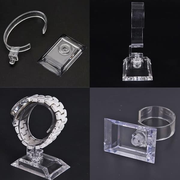 6 stk C Armbånd Klokke Displaystativ Stor+Liten