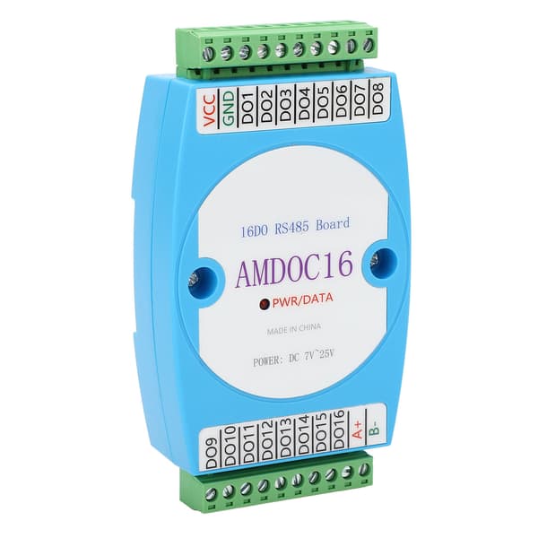 16-channel Digital Output Module RS485 Communication Isolated Signal Control Board DC 7-25V