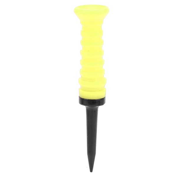 Flexible Plastic Golf Tees with Low Resistance, Driver Training Tees for Golf Practice Mat Accessories Yellow