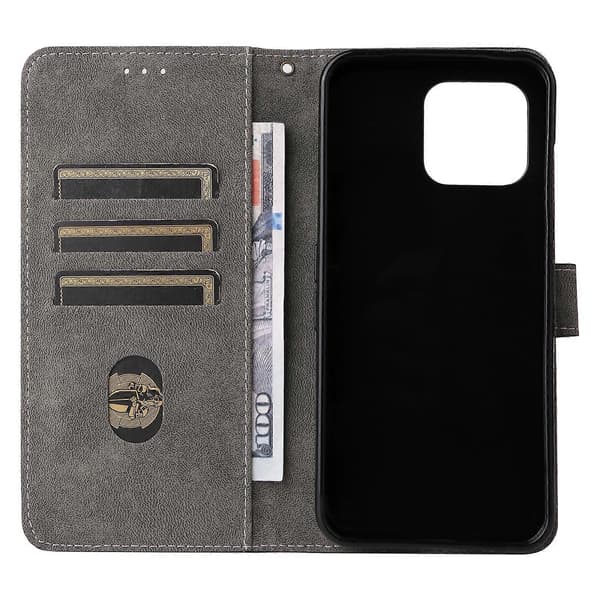 TKdaddy Fairphone 6 PU Læderpungcover med RFID-blokerende Stander og Håndledsrem Grøn