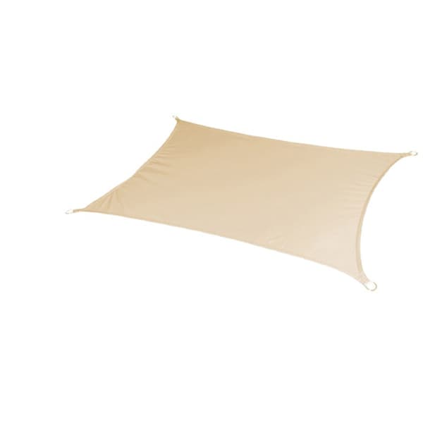 Rectangular Waterproof Shade Sail - Stainless Steel, Durable - for Outdoor Use, Garden - 3x2m