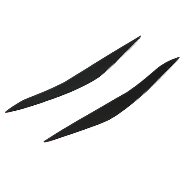 1 par frontlys øyenbryn deksel svart frontlys øyelokk trim erstatning for 5-serien F10 2010-2013