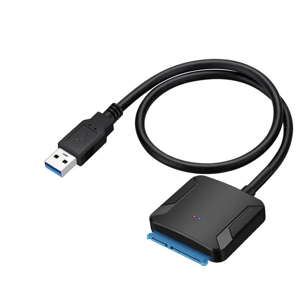 SATA–USB 3.0 -kovalevysovitin – yhteensopiva 2,5\"/3,5\" HDD/SSD-asemien kanssa, UASP-protokollatuki SZ1