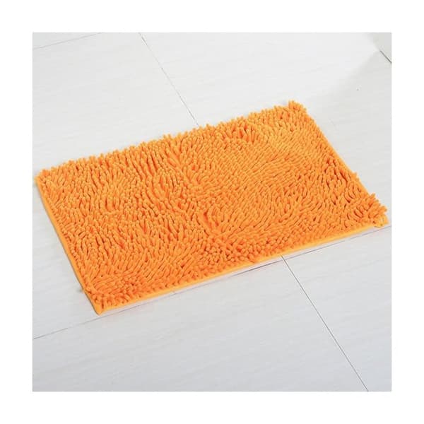 Badrumsmattor – halkfri, orange – för kök, badrum – 60x90cm