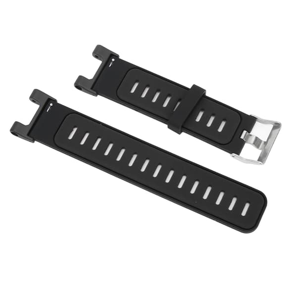 Silikoniranneke Pehmeä urheilukellon ranneke Amazfit TRexille TRex Pro -kellolle (musta tummanharmaa)