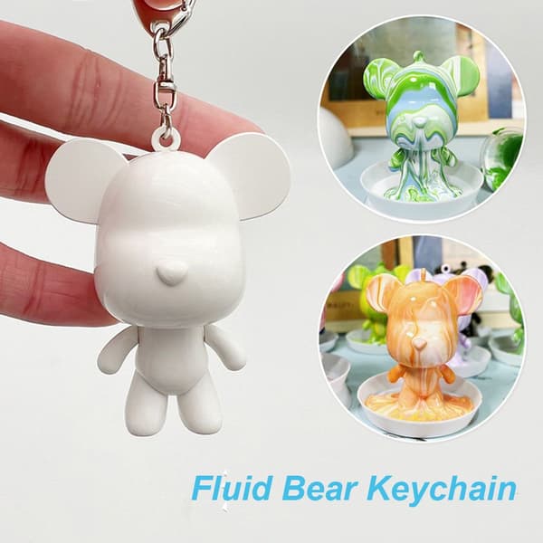 Floating Bear Keychain Violent Bear Model Blind Box