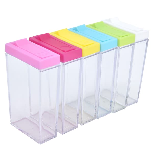 Spice Box Six-Piece Food Grade ABS Salt Spice Jar Storage Box Kitchen Utensils
