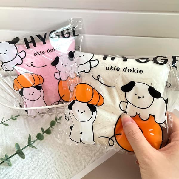 Smörbröd Squishy, Långsamt stigande Squishy, Stressbollar, Stresslindring & Fidget för ADHD, Partyfavoritpresent (Rosa och Vit)