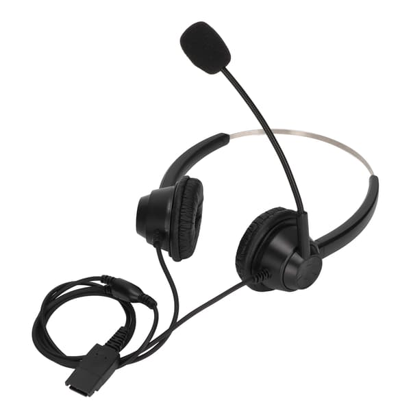 H360DQD Binaural Customer Service Headset Soft Noise Cancelling Office Headset with Microphone for Beien Call Centers