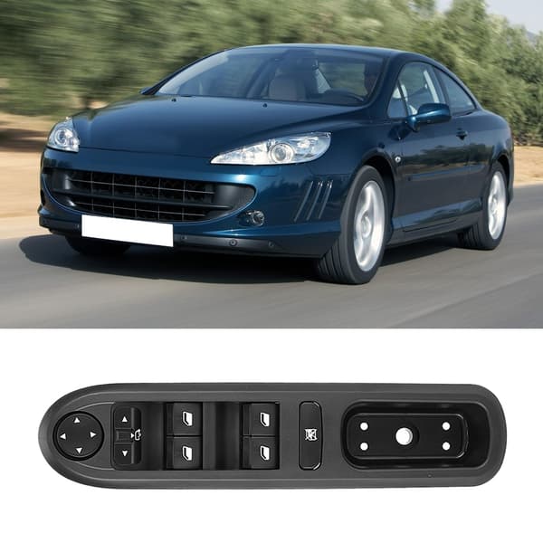 Peugeot 407 Venstre førerside vinduskontrollbryter
