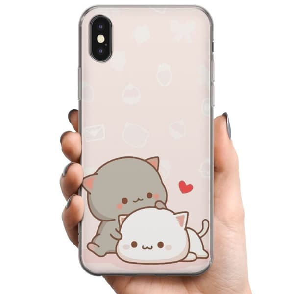 Kompatibelt mobildeksel til Apple iPhone X Kawaii