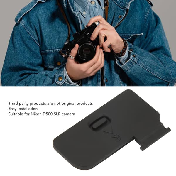 Nikon D500 SLR-kamerabatterideksel erstatningsreparasjonsdel