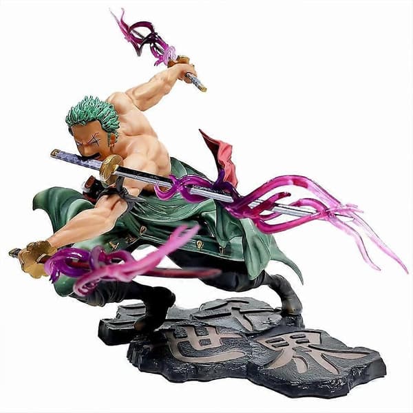 Animefigur Sauron Tre Sværd Stil Statue Figur Realistisk Karaktermodel Pynt