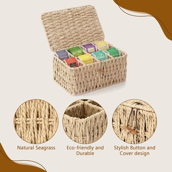Teabag Organizer/Sugar Packet Holder Tray for Spice Counter