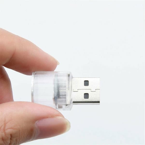 1x Mini Bulb Accessory USB LED Car Interior Neon Atmosphere