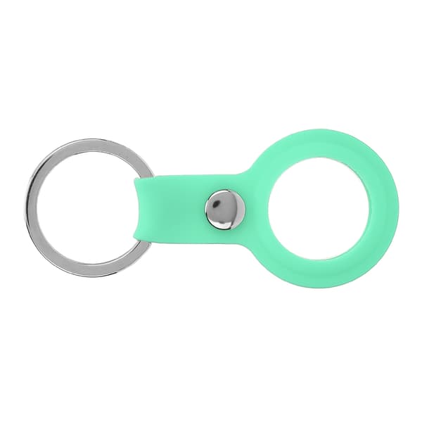 Anti-Lost Silicone Keychain Locator Sleeve Shell Protective Case for IOS (Green)