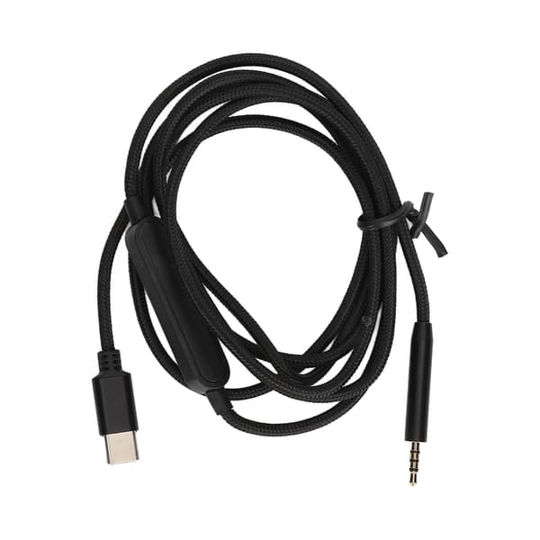 2,5 mm til USB C-lydkabel Tapsfri lyd for Bose QC25 QC35 QC45 NC700 OE2 AE2 hodetelefoner 1,5 m