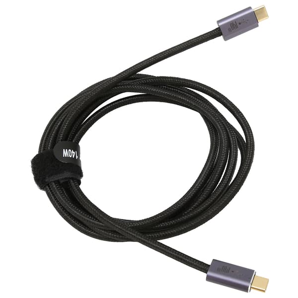 Typ C 2.0 -datakaapeli PD3.1 140W Monitoiminen pikalataus punottu datakaapeli MacBookille 200cm