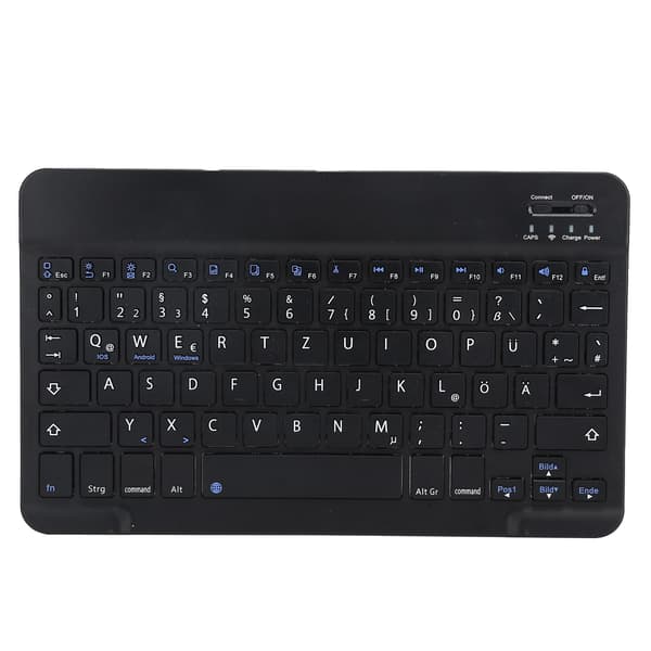 Bærbart ultratyndt 10-tommer trådløst Bluetooth-tastatur til tablet, telefon og computer