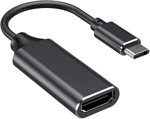 USB typ C till HDMI-adapter 4k (Thunderbolt 3-kompatibel) med ljud- och videoutgång