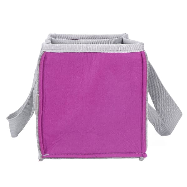 Portable Storage Bag Extra Space Felt Fabric Case for Toniebox Player Starter Set Purple