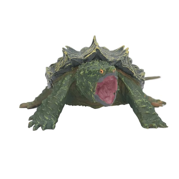 Snapping Turtle Model Highly Simulated Hand-Painted Animal Toy Home Decor Gift Educational Material