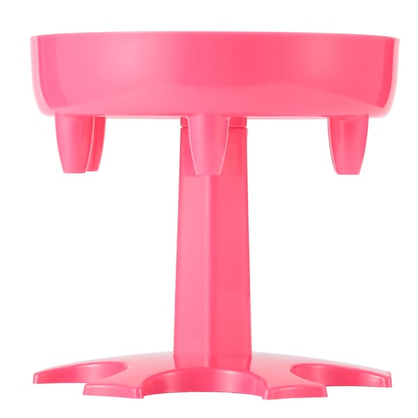 6 Shot Glass Dispenser Rotating Red Wine Holder Rose Red Drink Container for Home Bar