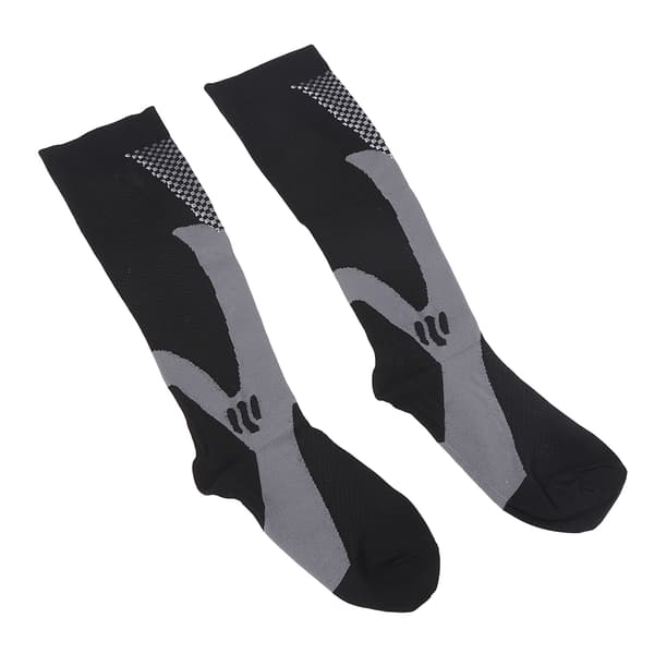 Comfortable and Breathable Compression Socks, Better Blood Circulation Leg Socks with Moisture-Wicking Fabric, Great Flexibility Sports Socks for