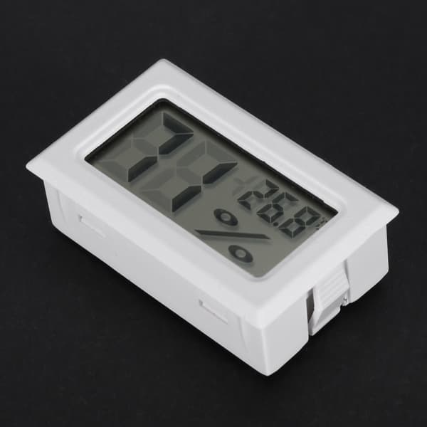 Indoor Temperature Humidity Meter with LCD Screen, Digital Thermometer Hygrometer Fast Response High Accuracy Mini Size Easy-to-Read Display for