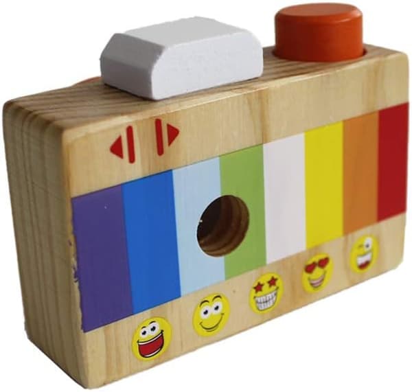 Miniatyr Träkamera med Multi-Prisma Kalejdoskoplins, Po