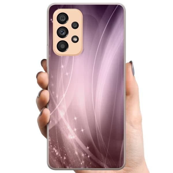 Kompatibelt mobildeksel til Samsung Galaxy A53 5G Rosa