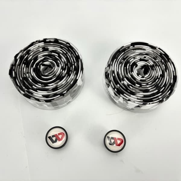 EVA Shock-Absorbing Handlebar Tape for Increased Comfort Black&White