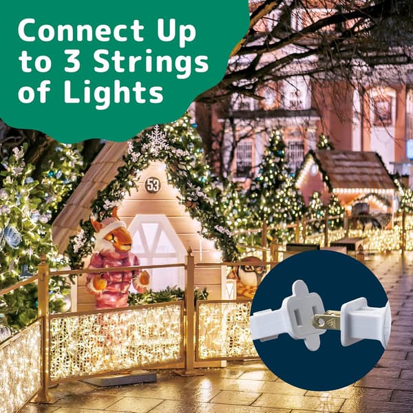 Warm White Christmas Lights (20 ft, 100 lights) - White Christmas Tr Clear Warm White