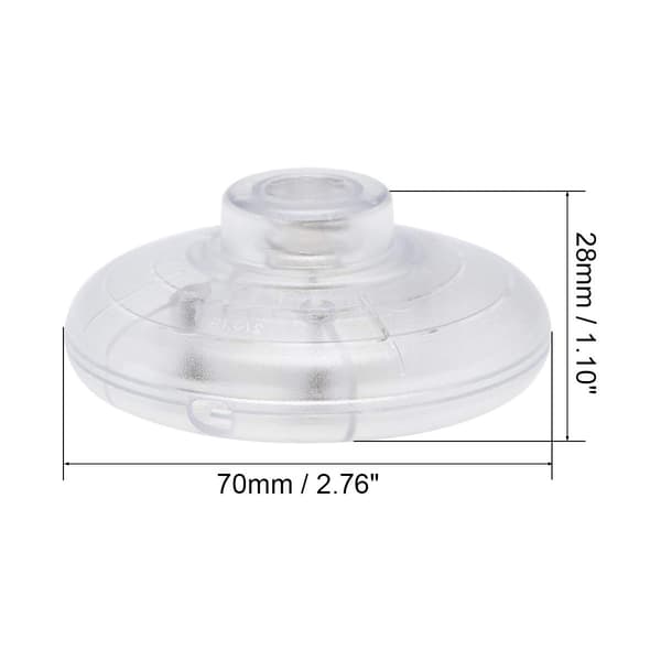Foot Switch for Lamp Control, Step-On Switch with Round Button Design, Heavy Duty Floor Pedal Switch for Table Lamp and Lighting System, Lamp Foot