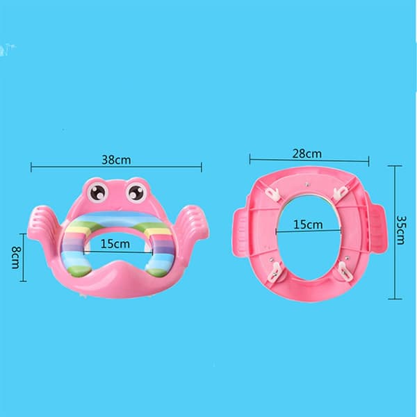 Toalettsete potte sete Barn Toaletttrener Ring Toaletttreningssete Barn Toaletttrener sete baby Toalettsete-Rosa