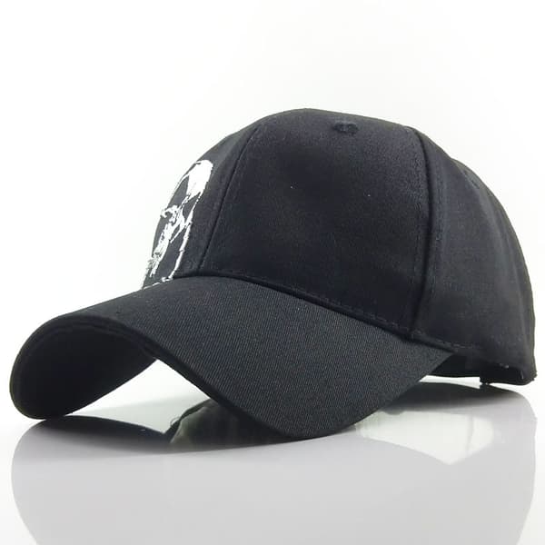 Skjelettbrodert baseballcaps Bomullsduck-caps Utendørs s