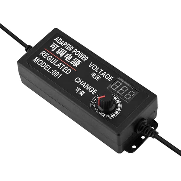 Adjustable Power Adapter 9-24V 3A - AC/DC Supply, Anti-interference
