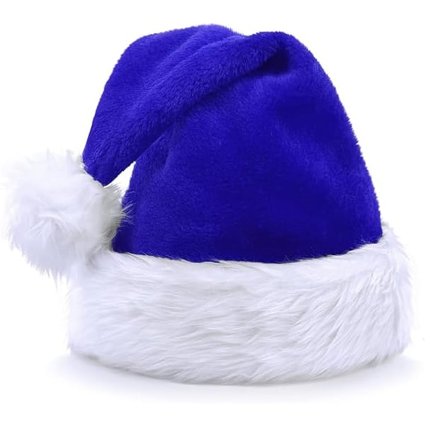 Jouluhattu Joulupukin hattu aikuisille, Deluxe aikuisten joulupukin hattu joulujuhliin, Joulupukin puku