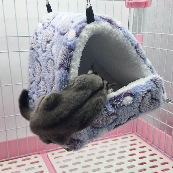 Nukkuva jyrsijä pehmolelu pieni talo hamsteri riippumatto lelu sänky kota  marsulle kanin chinchilla fretti d7b1 | Fyndiq