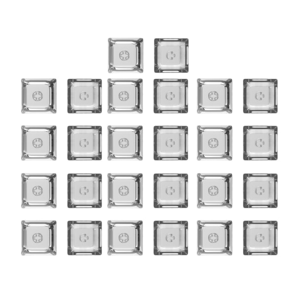 1U Transparent XDA Keycaps för Gamng Mekaniska Tangentbord 1U 1,4 mm Tjocklek Förbättra Dina Skrivupplevelser 8-1000PCS 80pcs 80pcs